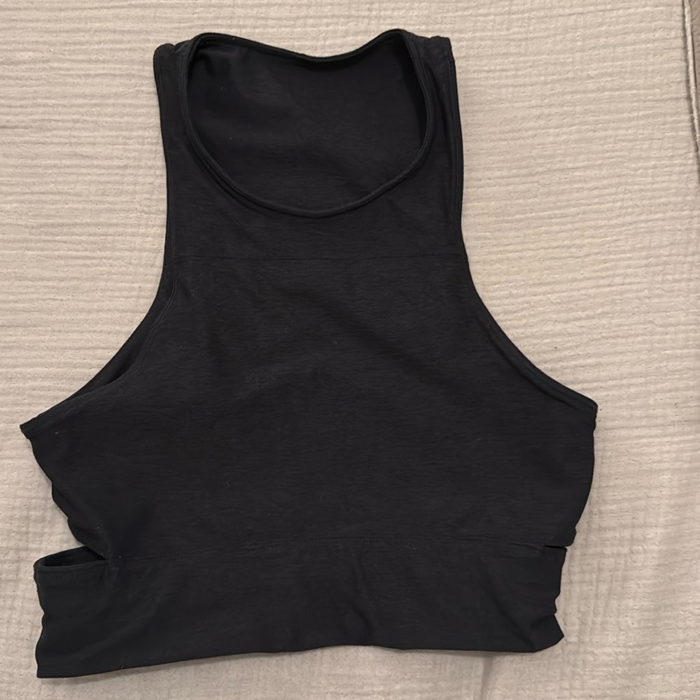 Outdoor Voices crop top | Black, size Small